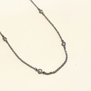 Sterling Silver 925 FAS Cubic Zirconia Necklace